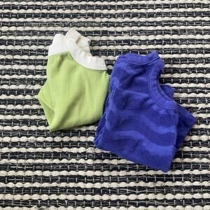 🌿Hanna Andersson Baby Terry Cloth One Piece Jumper Set 0-3M